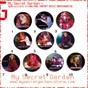 Madonna - Confessions On A Dance Floor Pinback Button Badge Set 2a or 2b( or Hair Ties / 4.4 cm Badge / Magnet / Keychain Set )